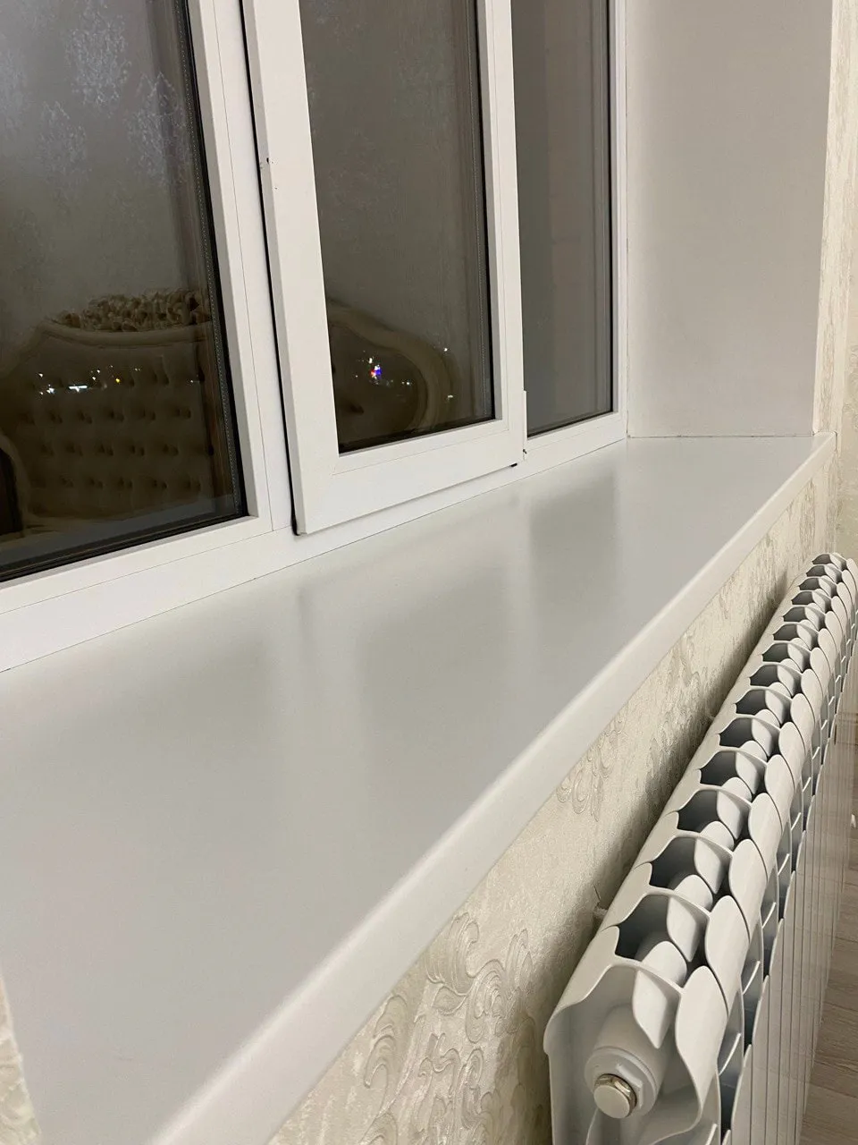 Подоконник — после работы Premium cleaning, Махачкала
